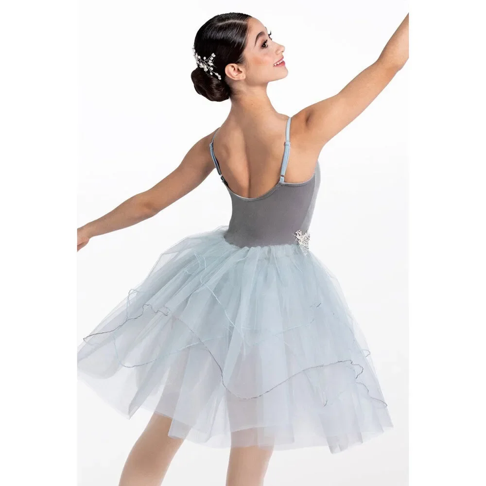Pre-Owned Dance Costume Weissman 14673 Medium Child Sage Ballet